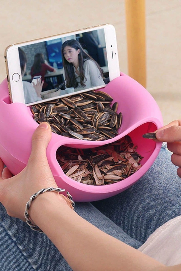 Keyif Çerezlik Telefon Standlı Çerez Kasesi