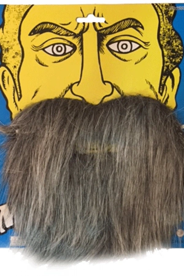 Kırçıllı Korsan Sakalı Gri Renk Takma Sakal