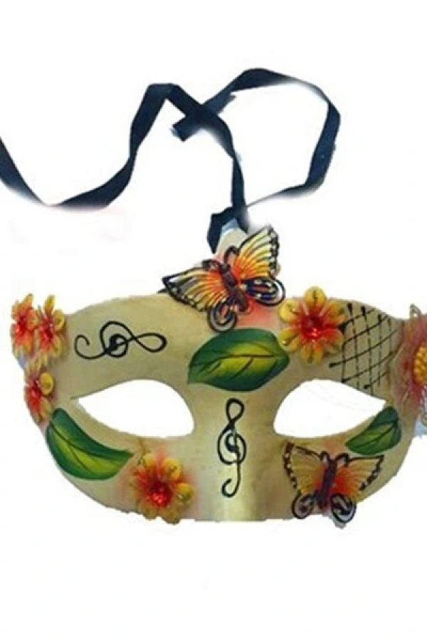 Kırmızı Kelebek Parti Maskesi