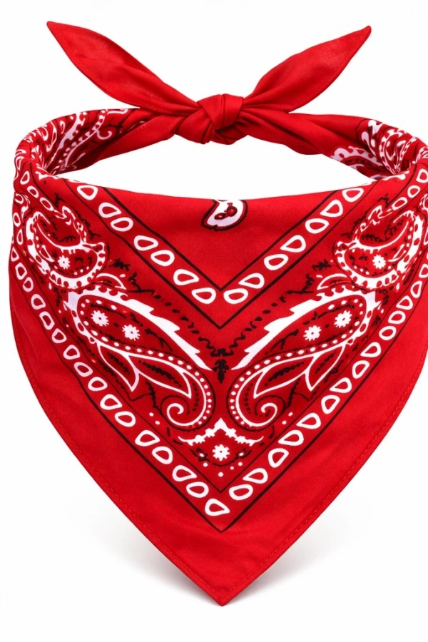 Kırmızı Kovboy Fuları Çocuk Bandana