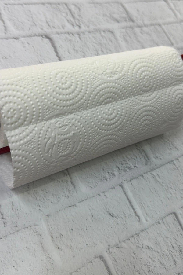 Kırmızı Peçete Askısı Mutfak Duvar Tipi Peçetelik Organizer