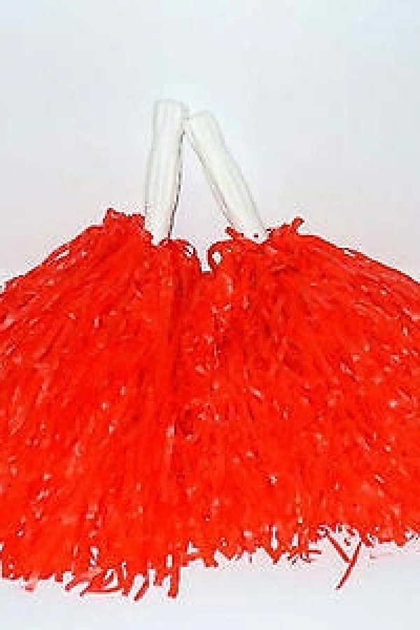 Kırmızı Renk Gösteri Ponponu