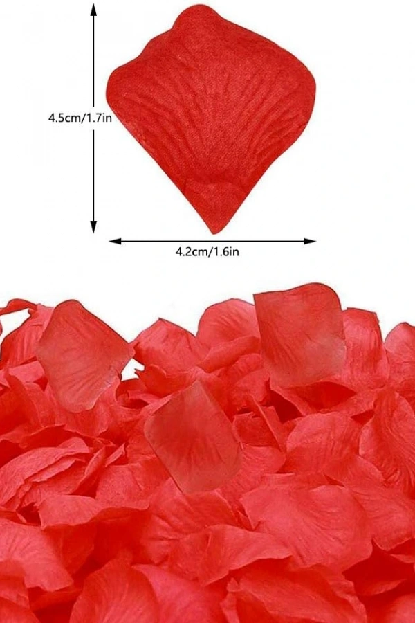 Kırmızı Renk Gül Yaprağı – 10 Paket 1000 Adet