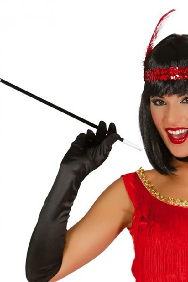 Kırmızı Retro Charliston Aksesuar Seti