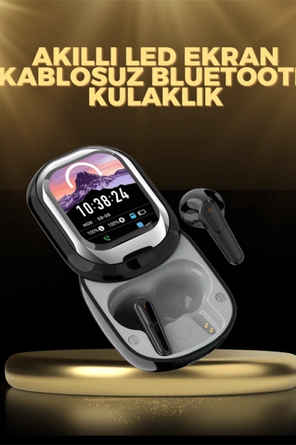 Kişiselleştirilebilir LED Ekranlı Bluetooth Kulaklık – Oyun & Müzik Modlu