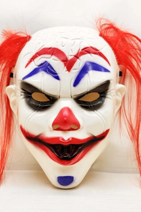 Kızıl Saçlı Joker Palyaço Maskesi