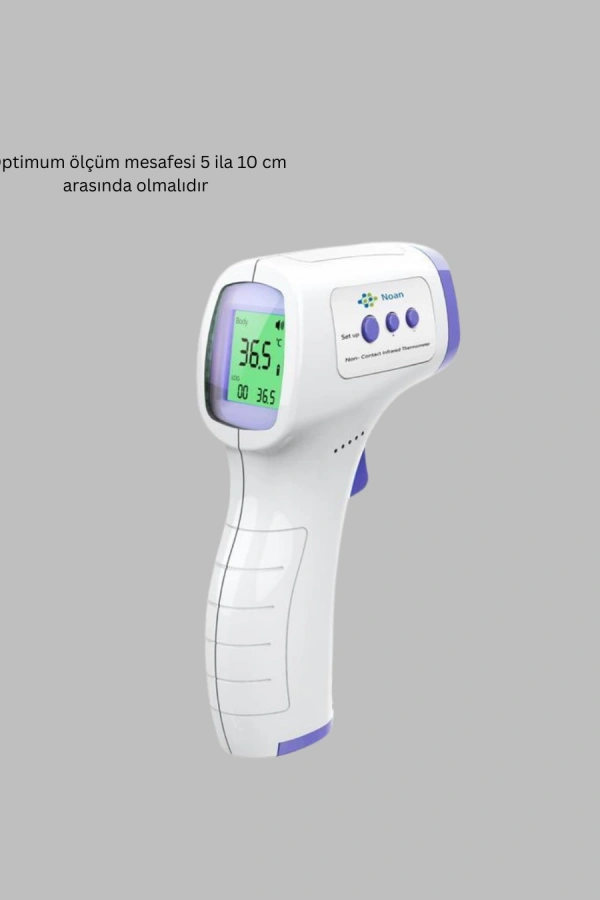 Kızılötesi Temassız Ateş Ölçer LCD Ekranlı Hassas Termometre