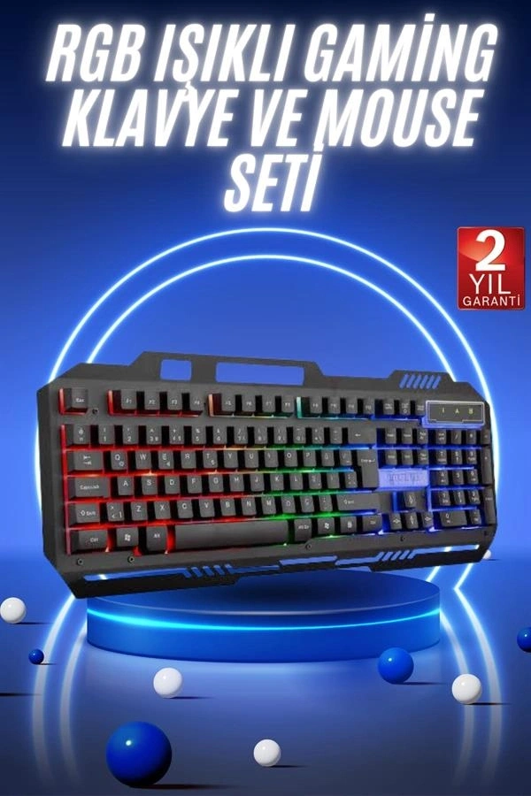 Klavyesi Led Aydınlatmalı Mekanik Hisli