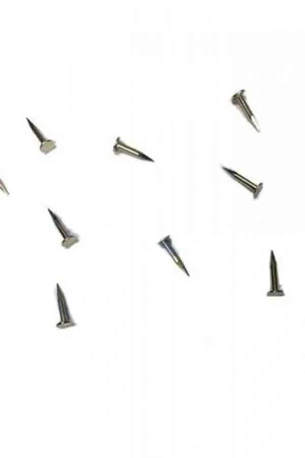 Klips, Menteşe, Ayağı Çivisi  7mm Çelik - Nikel 100gr