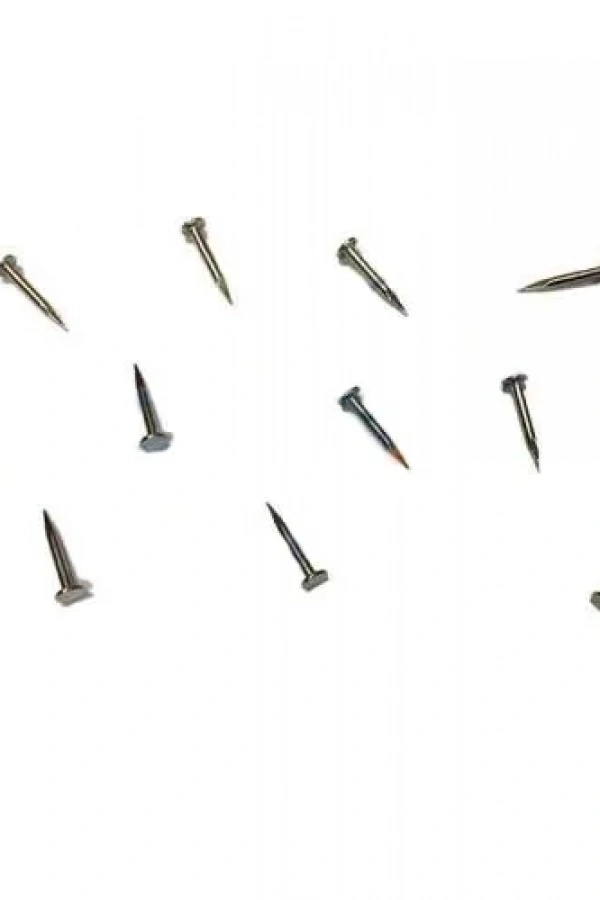 Klips, Menteşe, Ayağı Çivisi 9mm Çelik - Siyah 100gr