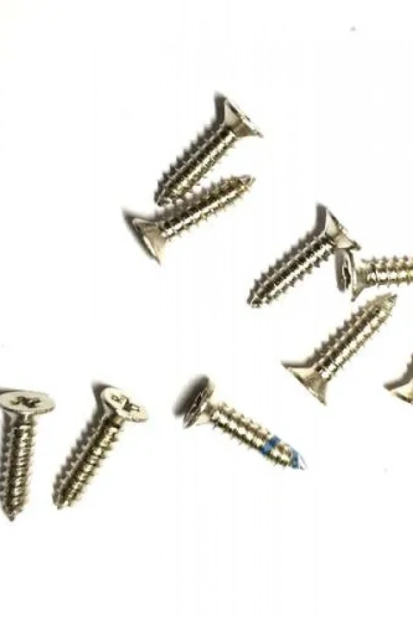 Klips, Menteşe, Ayak, Ağaç, Sunta Vidası 2,2x9,5mm - Nikel 100 Adet
