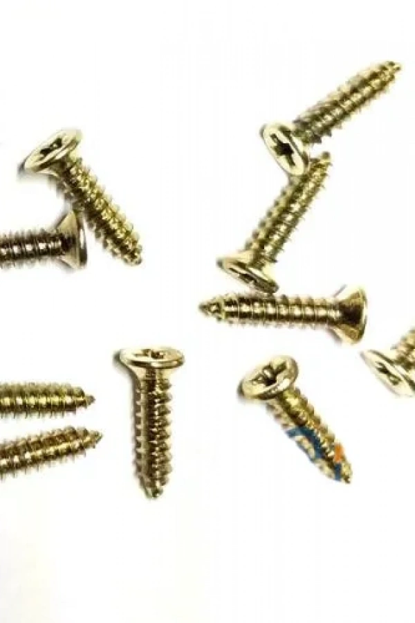 Klips, Menteşe, Ayak, Ağaç, Sunta Vidası 2,2x9,5mm - Sarı 100 Adet