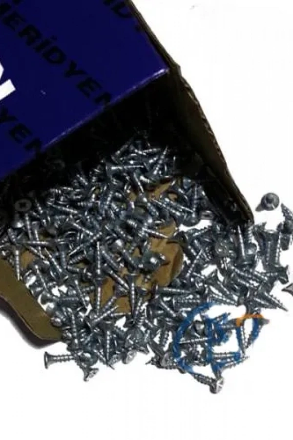 Klips, Menteşe, Ayak, Ağaç, Sunta Vidası - 3x13mm, 1000 Adet