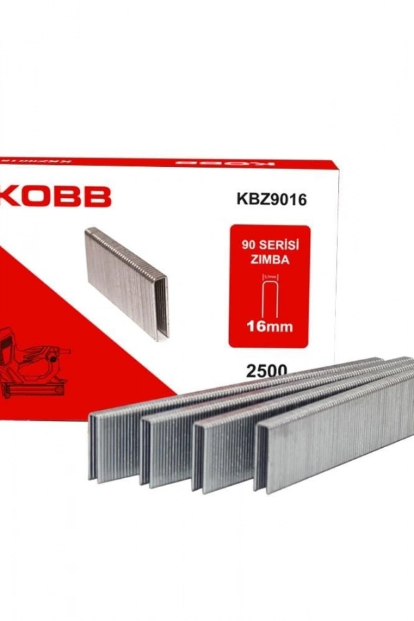 Kobb KBZ9016 16 mm 2500 Adet U Zımba Teli
