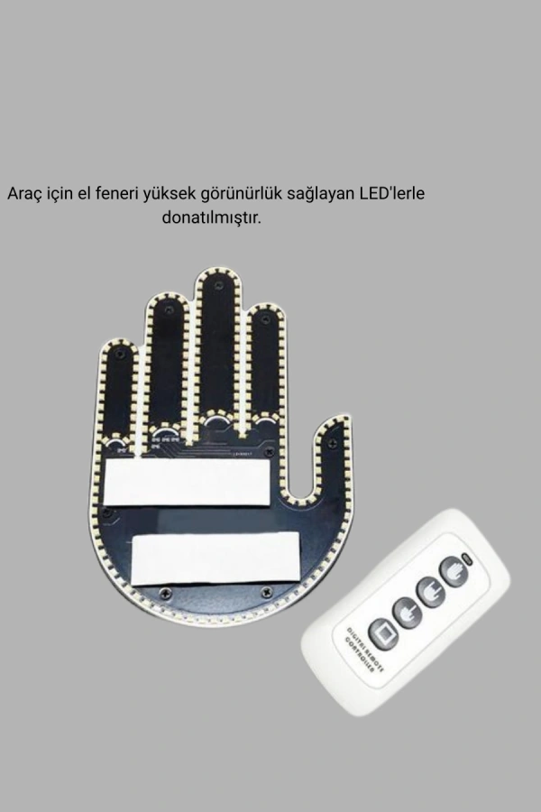Kompakt Tasarımlı LED Jest Işığı – Selam ve Teşekkür Modları
