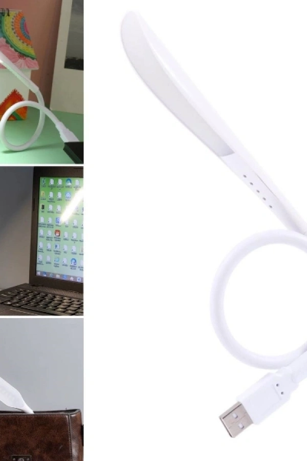 Kompakt USB Beyaz 14 Ledli 3 Kademeli Dokunmatik Okuma Lambası