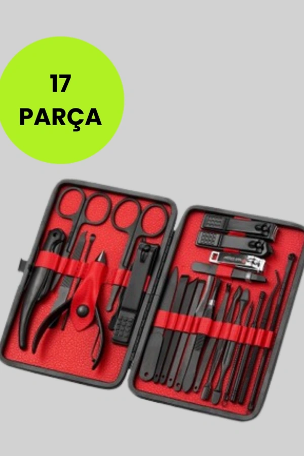 Kompakt ve Şık Tasarımlı 17 Parça Bakım Seti