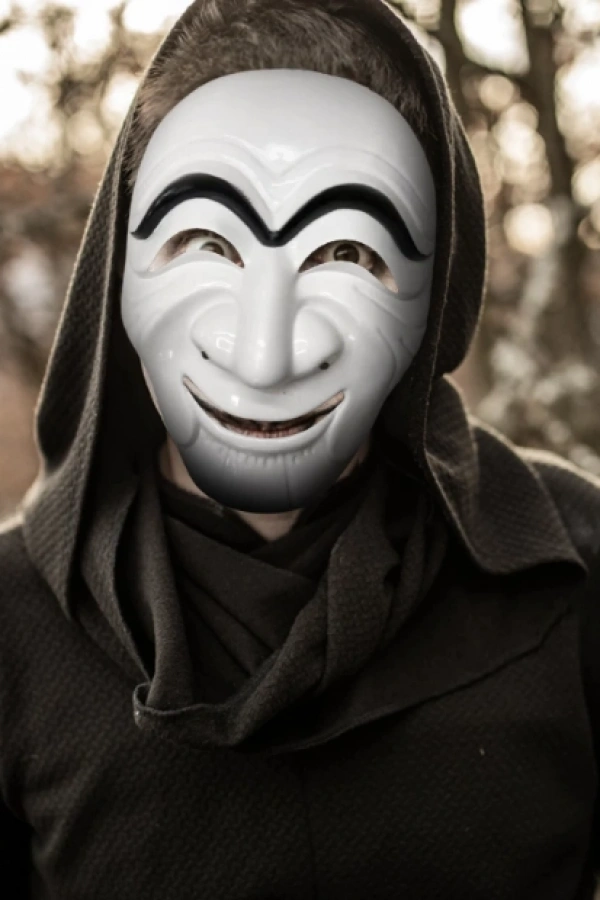 Koreli Hırsız Teatral Hahoe Maskesi - Dali Maskesi