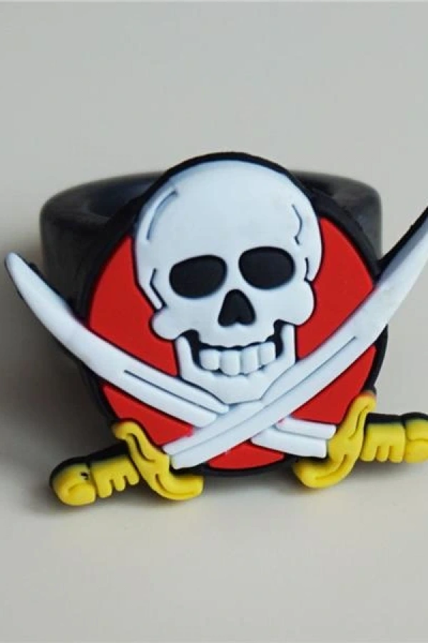 Korsan Kılıçlı Çocuk Uyumlu Plastik Korsan Yüzüğü