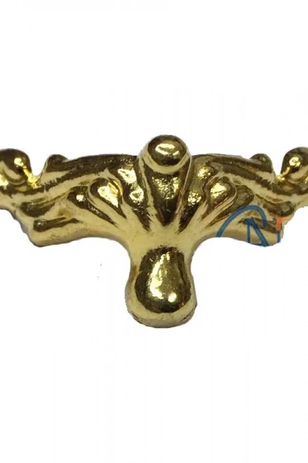 Köşe Etekli Sandık Ayağı, Kutu Ayak 1,5 cm - Sarı