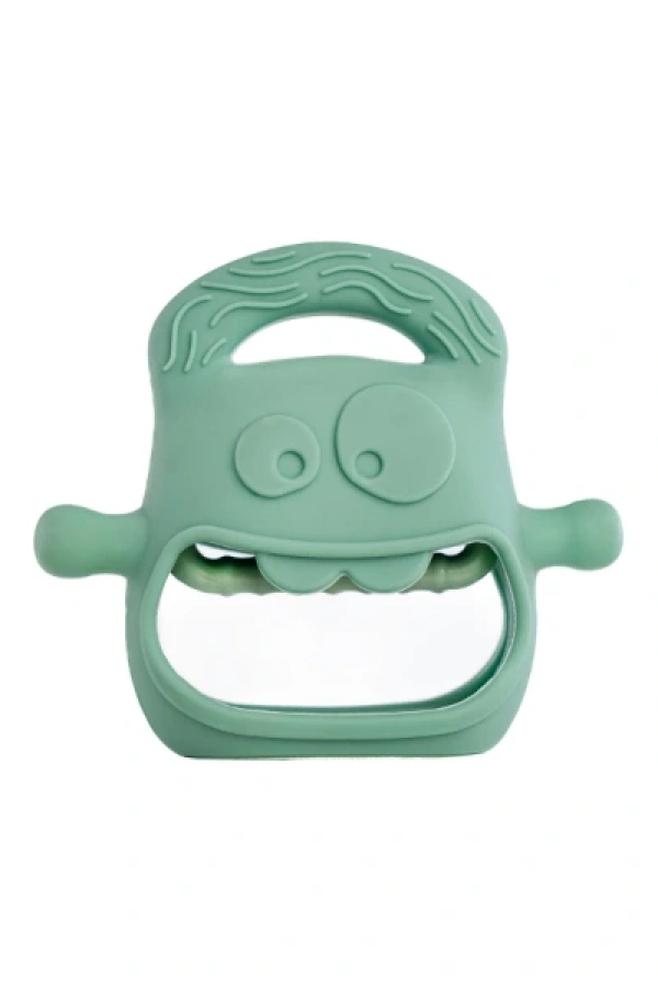 Koyu Yeşil Bebek Silikon Diş Kaşıyıcı