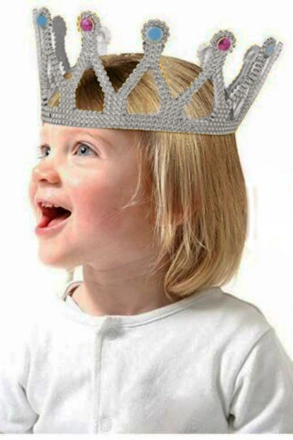 Kraliçe Tacı Gümüş Renk
