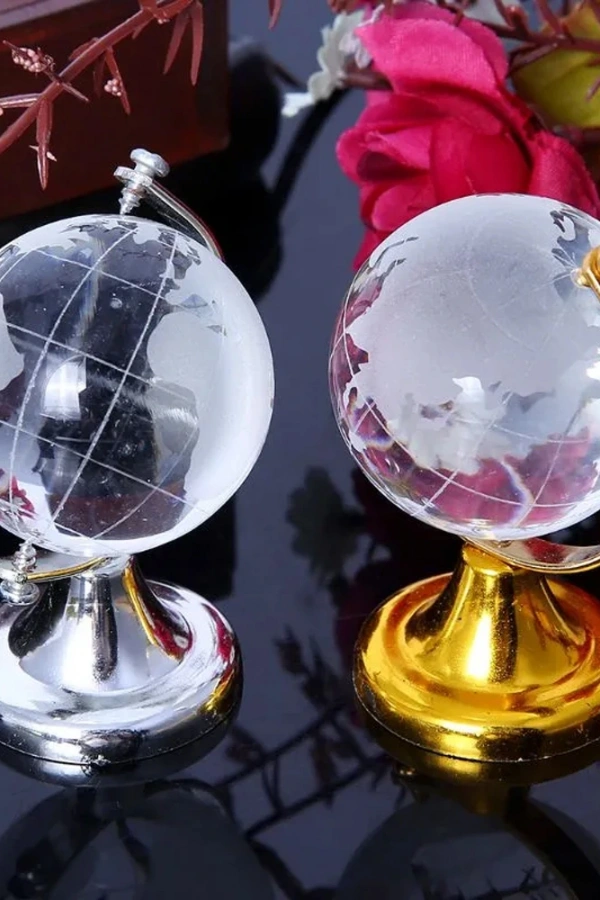 Kristal Küçük Boy Cam Dünya Küresi