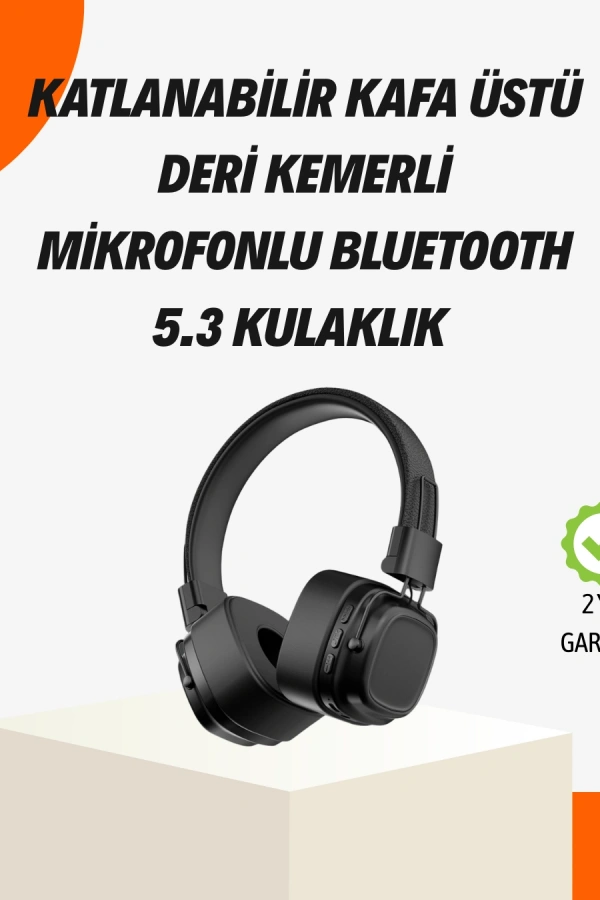 Kristal Netliğinde Ses ve Güçlü Baslı Kablosuz Kulak Üstü