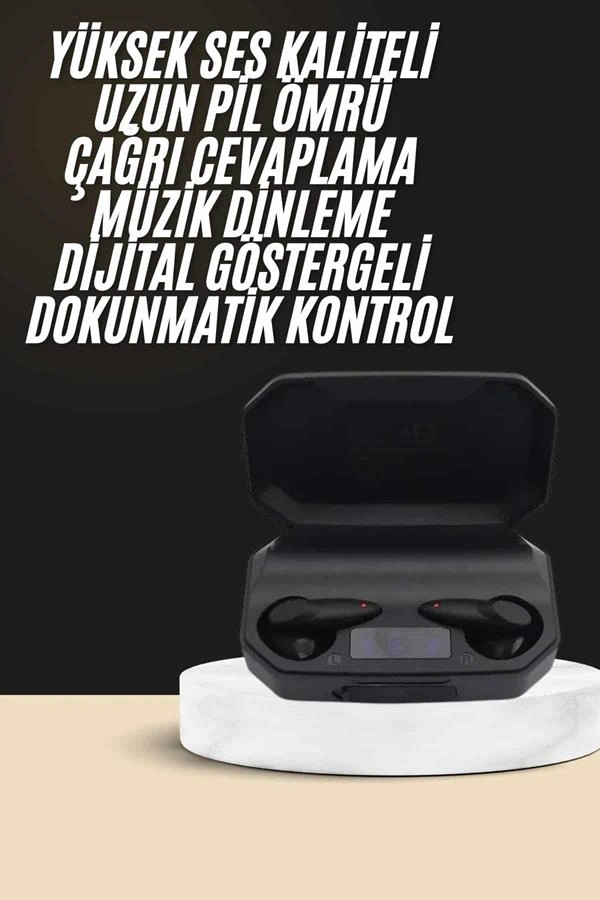 Kulak İçi Bluetooth Kulaklık Rgb Işıklı Çift Mikrofonlu iOS/Android Uyumlu BT 5.2
