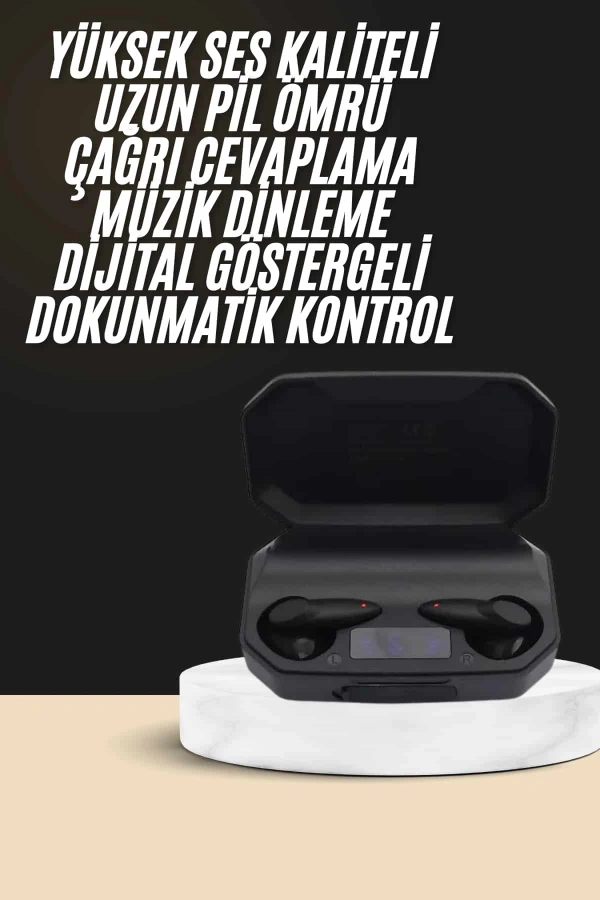Kulak İçi Bluetooth Kulaklık Rgb Işıklı Çift Mikrofonlu iOS/Android Uyumlu BT 5.2