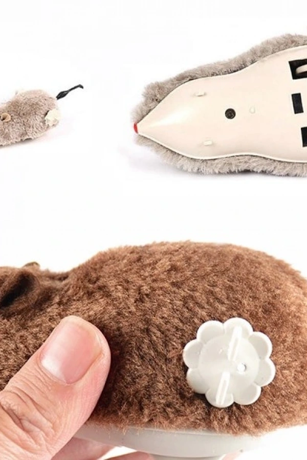 Kurmalı Fare Kedi Eğitim Oyuncağı