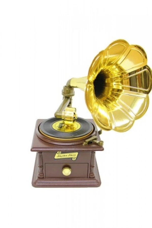 Kurmalı Gramofon Müzik Kutusu