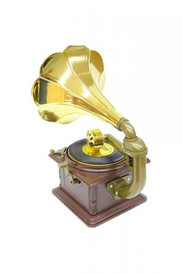 Kurmalı Gramofon Müzik Kutusu