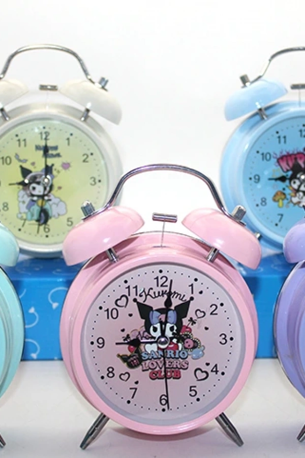 Kuromi, Hello Kitty, Mickey Mouse Masa Üstü Çalar Saat