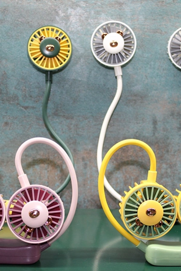 Kuromi Şarjlı Boyun Fanı Vantilatör 2 Kademeli