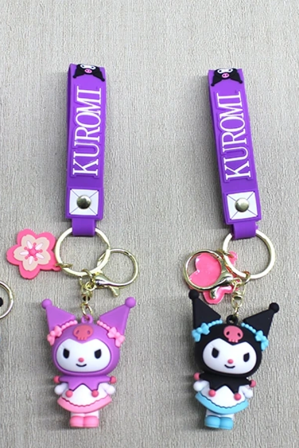 Kuromi Silikon Anahtarlık