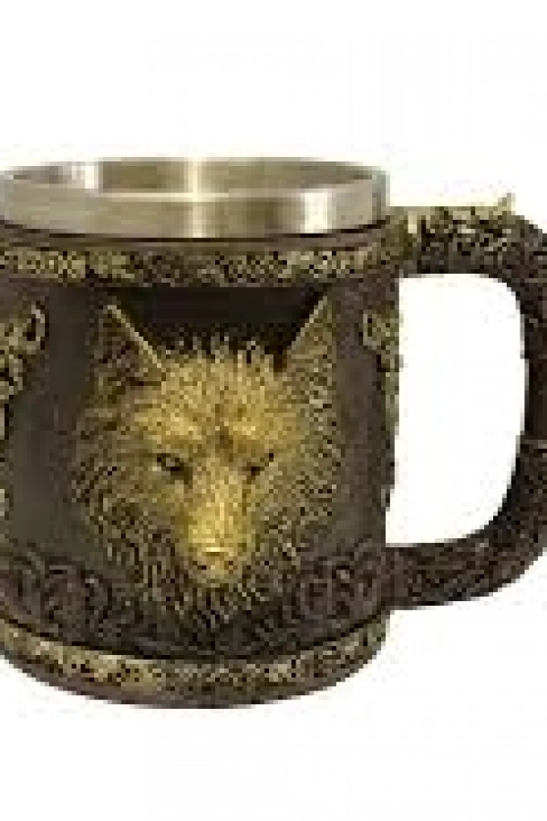 Kurt Detaylı Çelik Kupa