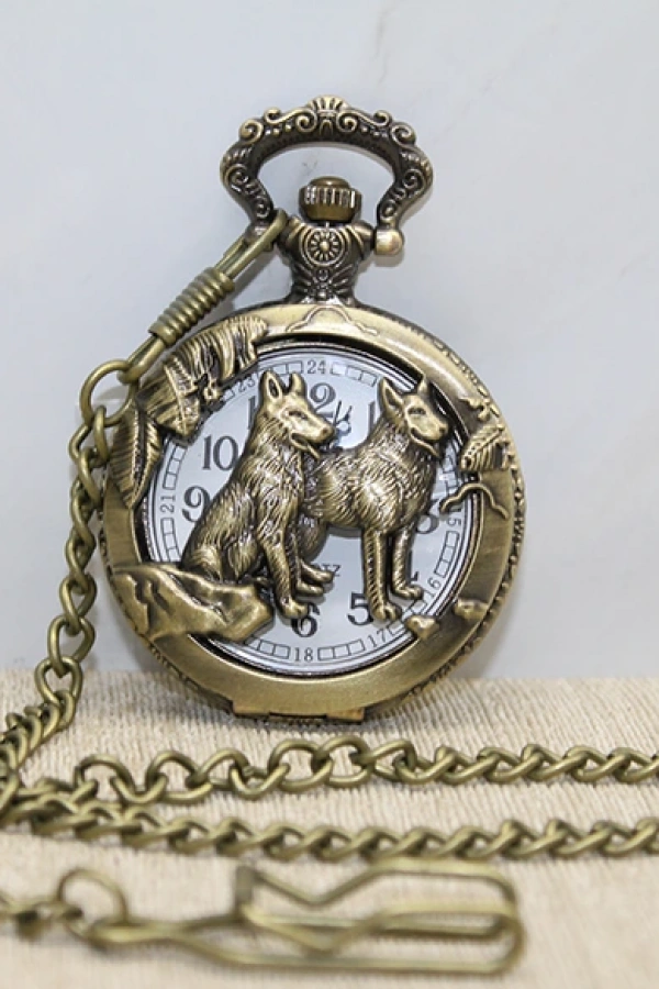 Kurt Tasarımlı Köstekli Saat Model 2