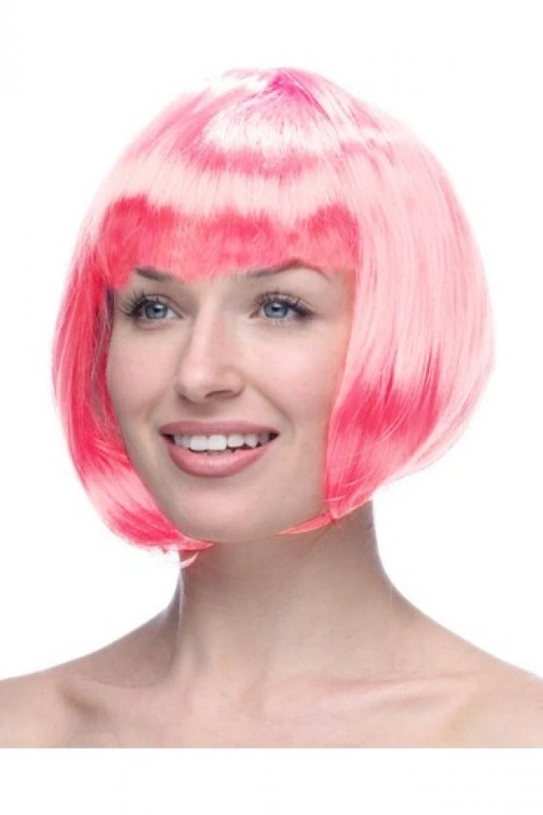 Küt Peruk - Toz Pembe (Açık Pembe)