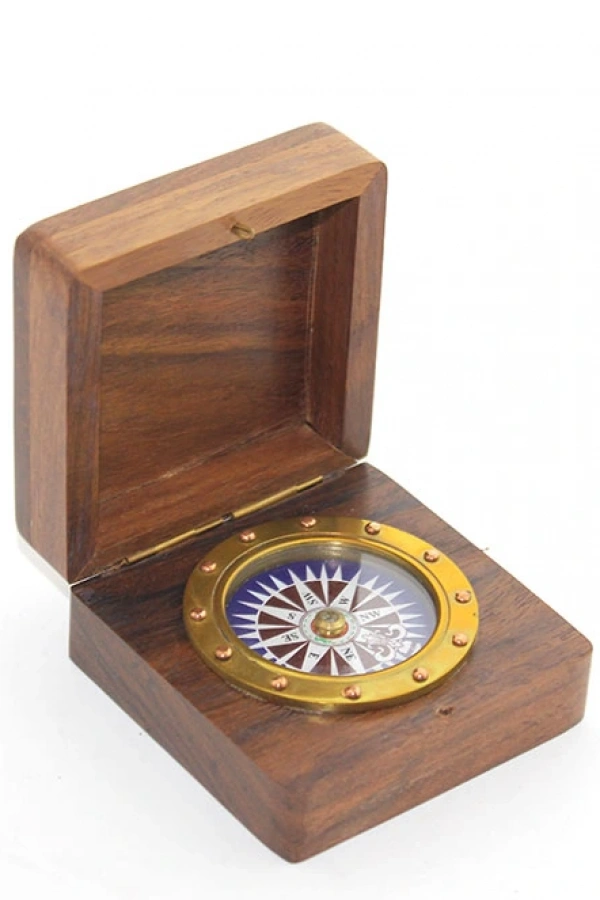 Kutulu Pirinç Pusula Model 2