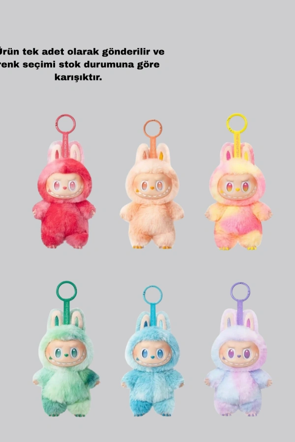 Labubu Peluş Oyuncak – Koleksiyonluk Yumuşak Dekoratif Figür 20 cm