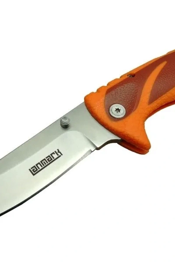 Lanmark FX 11 Turuncu Kamp Çakı 20 cm - Kauçuk Sap, Manuel Açılma