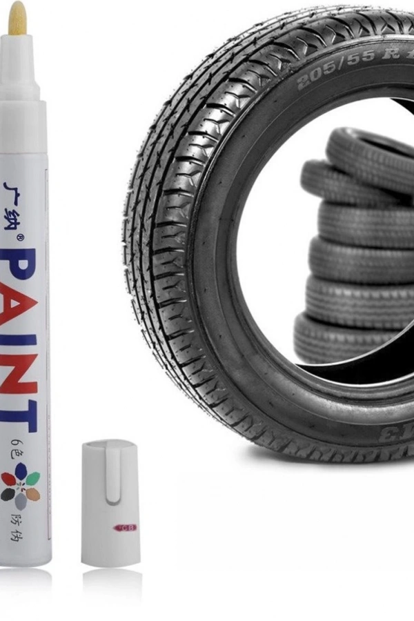 Lastik Yazı Kalemi - Beyaz