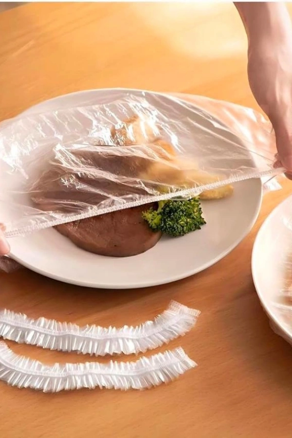 Lastikli Tencere Ve Tabak Bonesi 100 Adet (20cm)