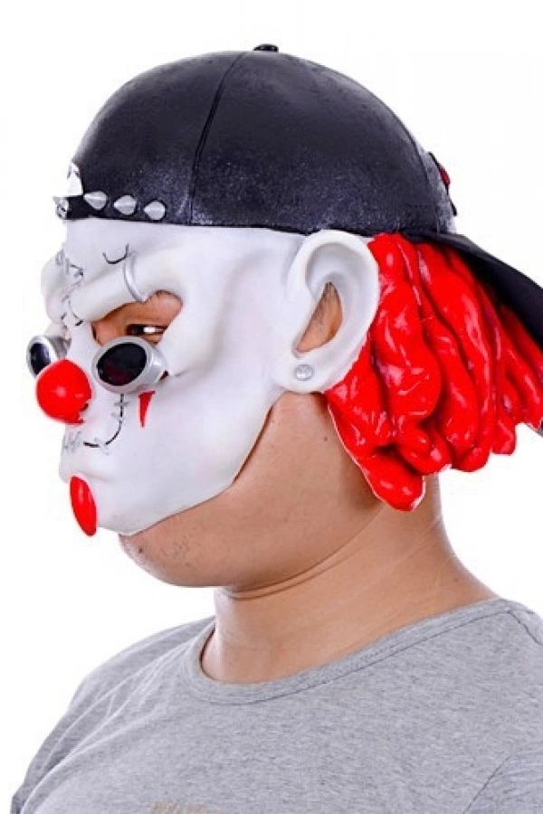 Lateks Şapkalı Gözlüklü Beyaz Maske