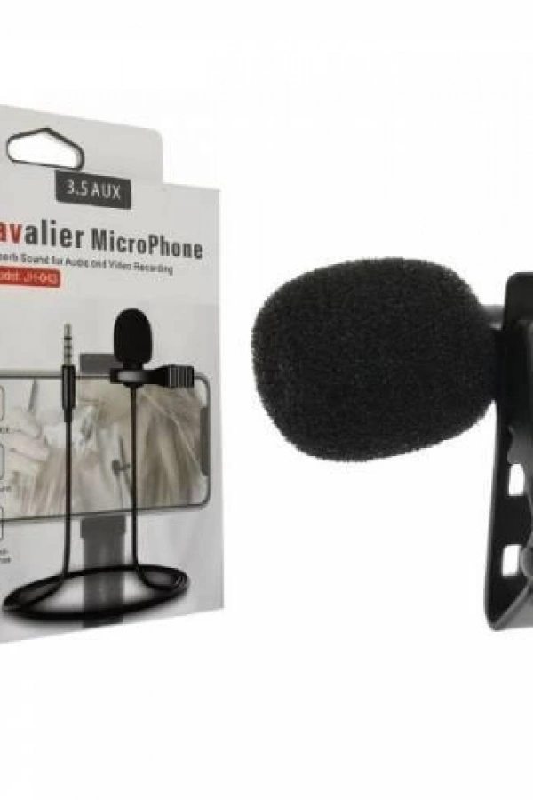 LAVALIER JH-043 3,5MM YAKA MIKROFONU 1,5MT