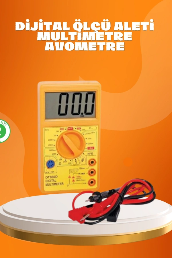 LCD Ekranlı Dijital Ölçü Aleti Ev ve Atölye Kullanımı