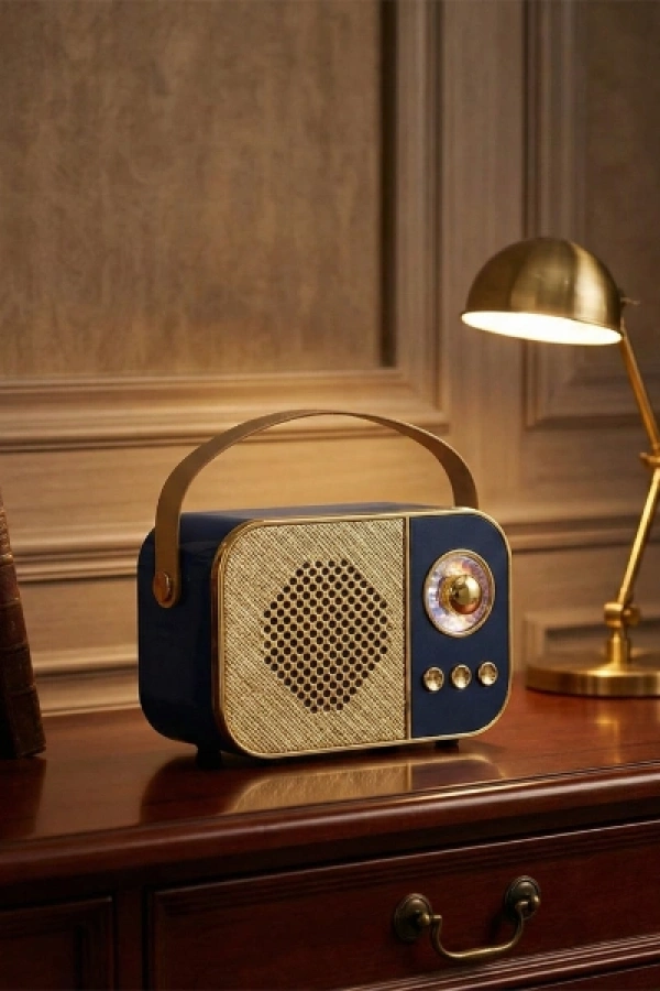 LED Aydınlatmalı Hoparlör Siyah