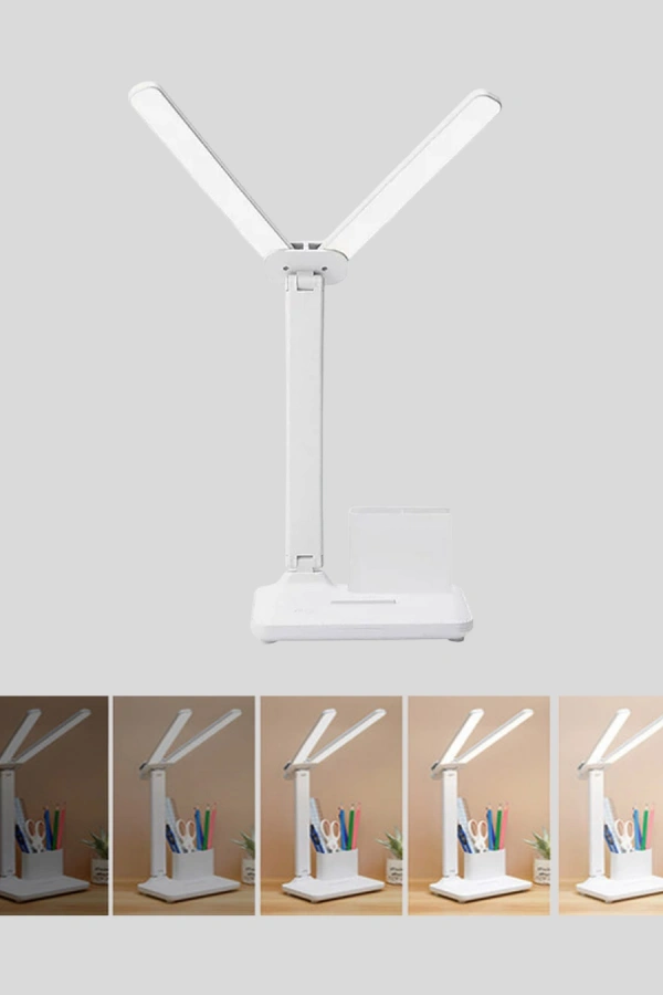 LED Işıklı Masa Lambası – Göz Yormayan, Kısılabilir ve Esnek Başlıklı