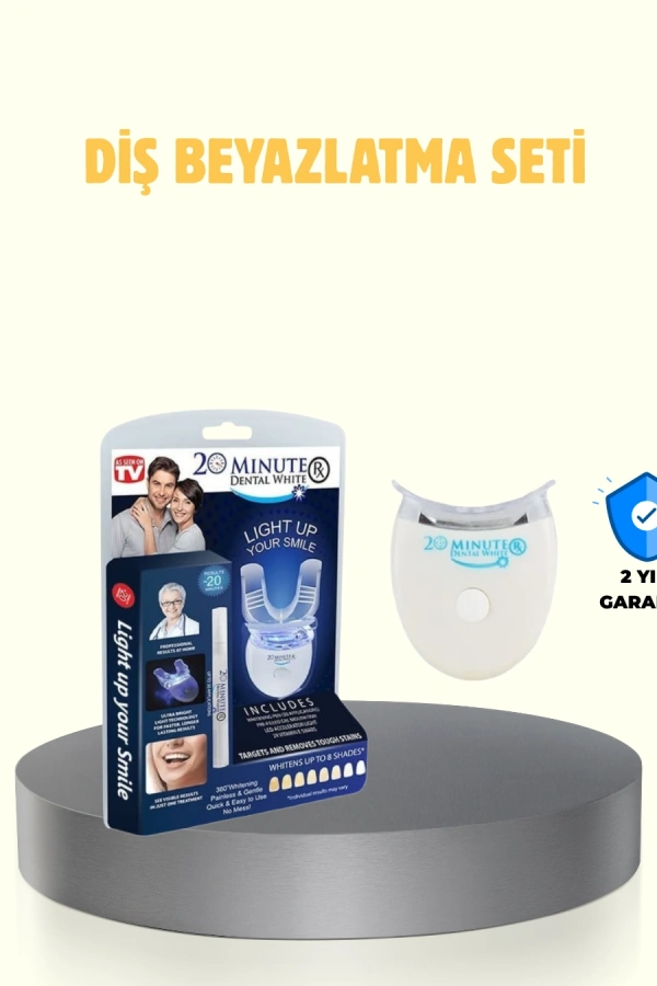 LED Işıklı Profesyonel Diş Beyazlatma Seti